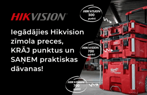 Iegādājies Hikvision zīmola preces, KRĀJ punktus un SAŅEM praktiskas dāvanas!